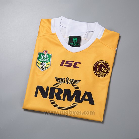 Camiseta Brisbane Broncos Rugby 2018-19 Commemorative